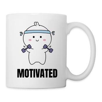 Fitness MOTIVATED - Tasse - Weiß - Rechts