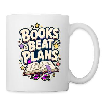 LIVRES BATTENT LES PLANS Nap - Mug blanc - blanc - Droite
