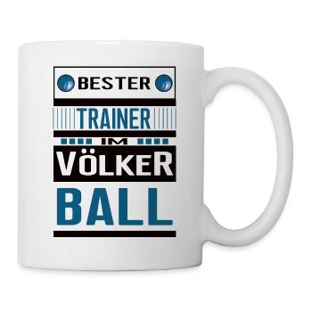 Völkerball Trainer Bester Völkerballtrainer Team - Tasse - Weiß - Rechts