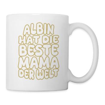 Mama Albin - Tasse - Weiß - Rechts