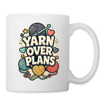 YARN OVER PLANS - Tasse - Weiß - Rechts