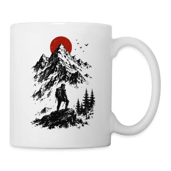 Vers le sommet - Mug blanc - blanc - Droite