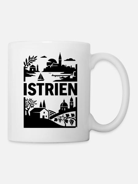 istrien kroatien - Mugg - vit