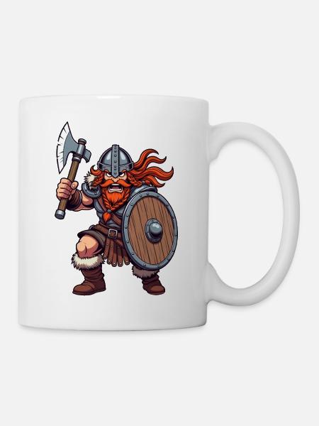 Germane Krieger - Tasse - Weiß