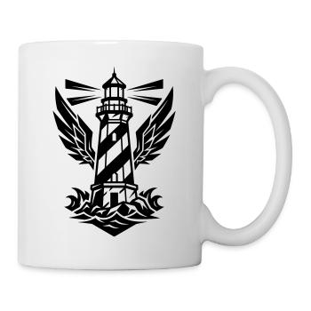 Icône de la Côte du Phare - Mug blanc - blanc - Droite