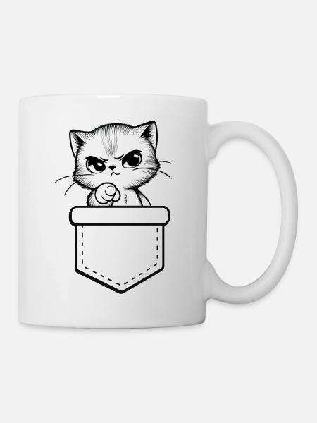 Cat - Mug - white