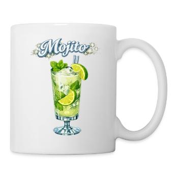 Rafraîchissement Mojito à la menthe et citron vert - Mug blanc - blanc - Droite