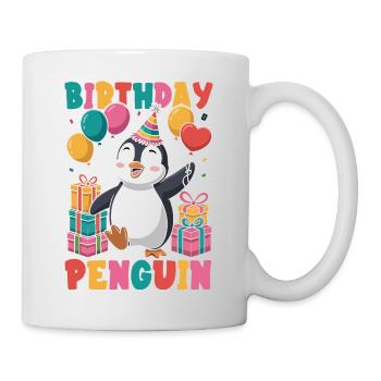 Pingouin mignon - Cadeau pour l’amoureux des manchots - Mug blanc - blanc - Droite