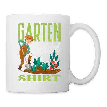 Jardinier creuseur de jardin - Mug blanc - blanc - Droite