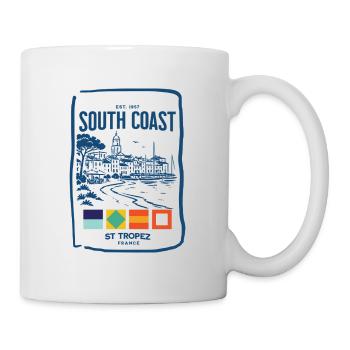 South Coast St Tropez Côte dAzur - Mug blanc - blanc - Droite