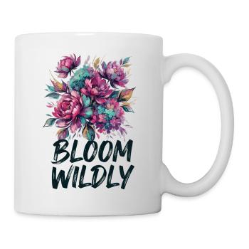 Bloom Wildly Blütenpracht - Tasse - Weiß - Rechts