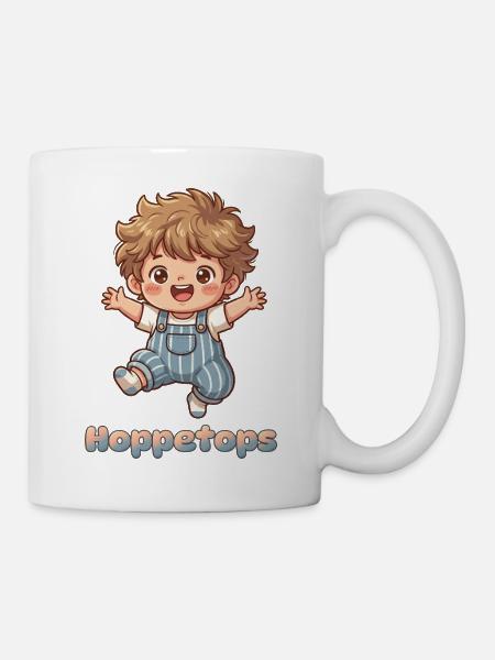 Édition Plattdüütsch : Hoppetopps (m) - Mug blanc - blanc