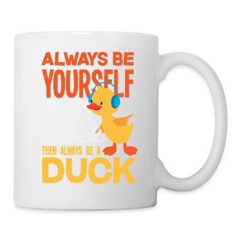 Motifs drôles de canards Citons amoureux de canards - Mug blanc - blanc - Droite