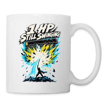 1 PV Illustration encore en mouvement - Mug blanc - blanc - Droite