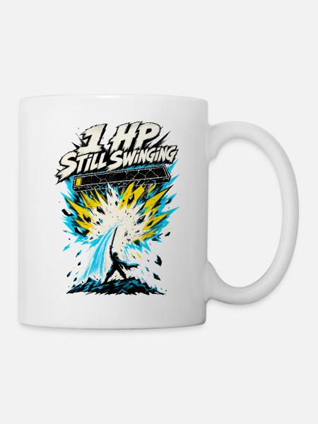1 HP Still Swinging Artwork - Tasse - Weiß