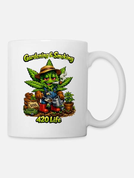 Gartenheld 420 Life - Tasse - Weiß