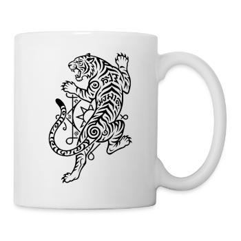 Muay Thai Tiger - Mug blanc - blanc - Droite