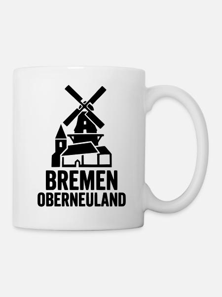 Oberneuland Bremen Skyline - Tasse - Weiß
