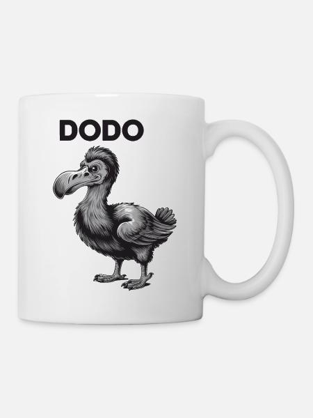 Dodo Ausgestorbener Vogel Lustiger Dodo Für - Tasse - Weiß