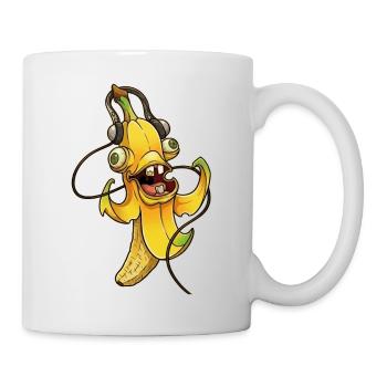 Mascotte Banana Beat - Mug blanc - blanc - Droite