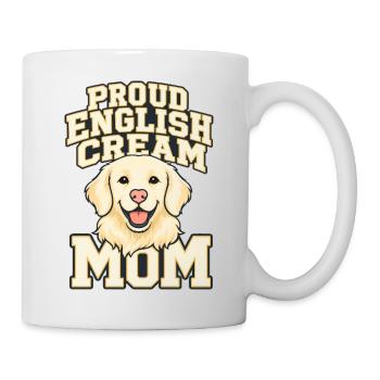 Golden Retriever Fière Maman Anglaise Amoureuse du chien - Mug blanc - blanc - Droite