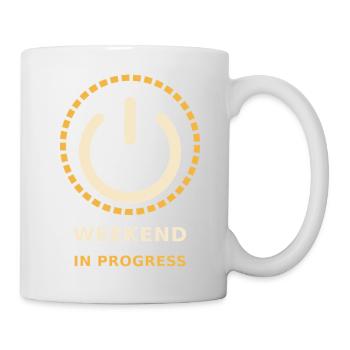 Week-end en Cours - Mug blanc - blanc - Droite