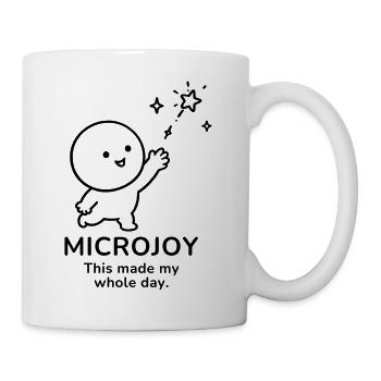 Microjoy – This Made My Whole Day | Happy Mood - Tasse - Weiß - Rechts