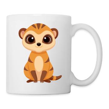 Cute Baby Meerkat - Mug - white - Right