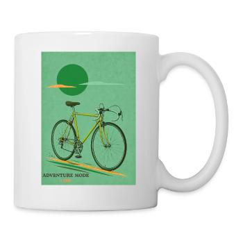 The Ride — Retro Cruiser/adventure mode/pink - Mug - white - Right