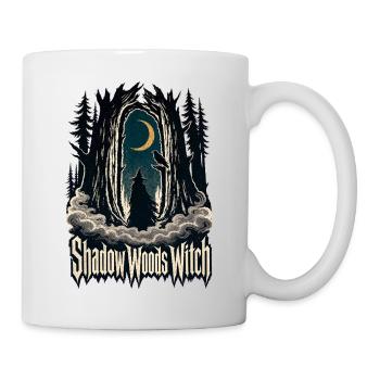Dunkle Waldhexe, Schattenwald Hexenwald Got - Tasse - Weiß - Rechts