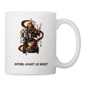 Rituel avant le bruit - Mug blanc - blanc - Droite