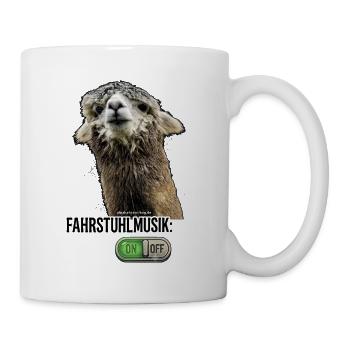 Alpaka - Fahrstuhlmusik on - Tasse - Weiß - Rechts
