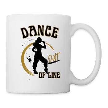Danse hors ligne - Mug blanc - blanc - Droite