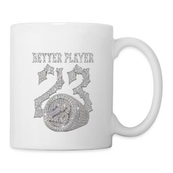 Better Player Diamond Logo - Mug - white - Right