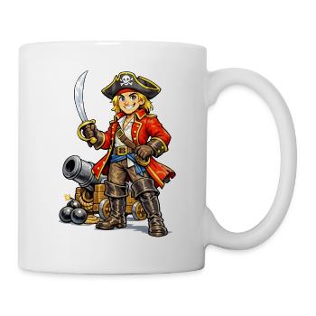 Boucanier blond - Mug blanc - blanc - Droite