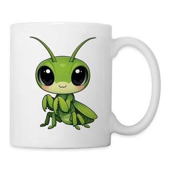 Gottesanbeterin - Tasse - Weiß - Rechts