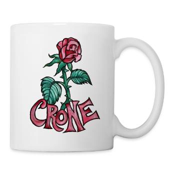 Crone Rose Tattoo - Tasse - Weiß - Rechts