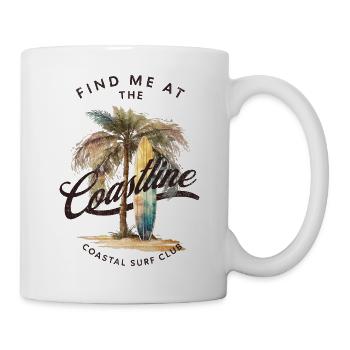 Find me at the coastline - Tasse - Weiß - Rechts