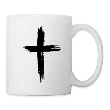 Christen Kreuz - Tasse - Weiß - Rechts