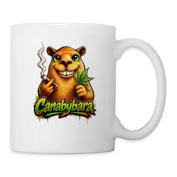 Canabybara Cannabis Humor - Tasse - Weiß - Rechts