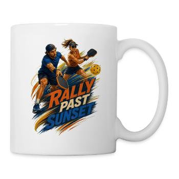 Sunset Rally - Tasse - Weiß - Rechts
