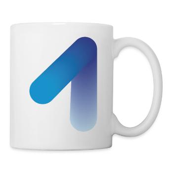 Abstract 1, modern & digital - Mug - white - Right