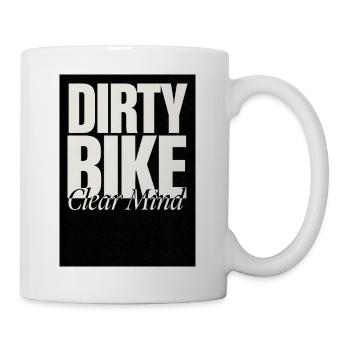 Dirty Bike Clear Mind - Mug - white - Right