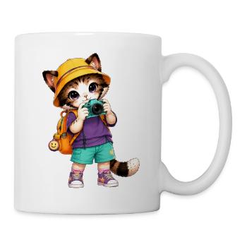 Kitten Explorer Camera Orange - Mug - white - Right