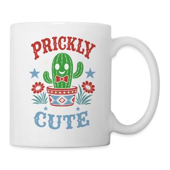 Prickly but Cute Kaktus - Tasse - Weiß - Rechts