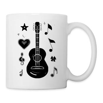 hawaii music - Mug - white - Right