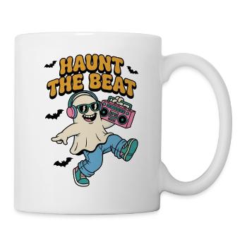 Haunt the Beat Ghost DJ - Mug - white - Right