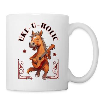 Uke-u-holic Horse - Mug - white - Right