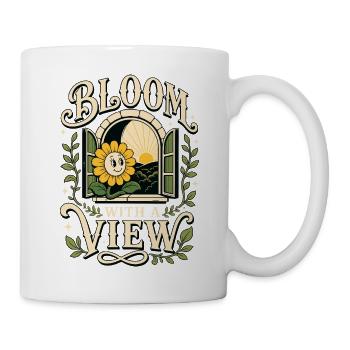 Bloom With a View Sunflower - Mug - white - Right