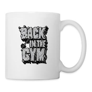 Retour à la salle – Statement Design d’entraînement fitness - Mug blanc - blanc - Droite
